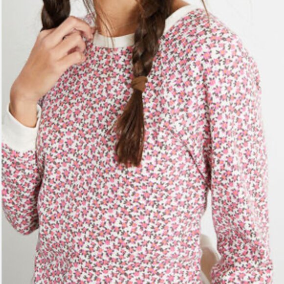 PacCares Comfy Thermal Top Long Sleeve‎ Pre-Owned Small Cotton Pink Ivory - Picture 12 of 14